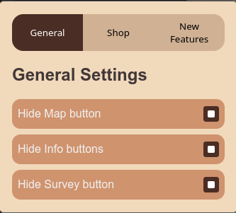 Image of the survey buttons hider